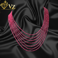 The Vz Saptapadi Ruby Rani Haar Mala Set image 0