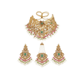 Rangrez Nauratan Sahara Bridal Set – Multi Color Kundan Choker Set